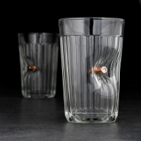 Стакан граненый с пулей "Непробиваемый. Крафт", 250 мл Стакан граненый с пулей "Непробиваемый. Крафт", 250 мл