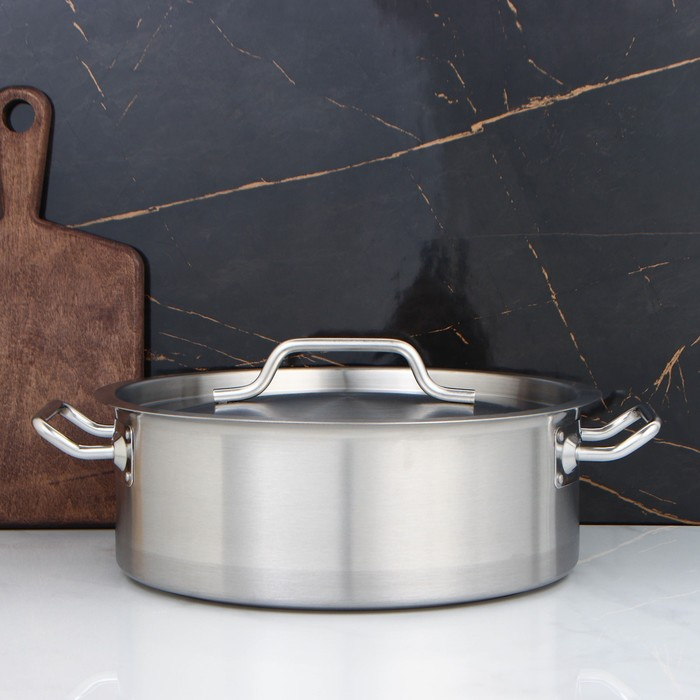 Котёл, 10 л, d=32 см, h=12 см, капсульное дно, индукция Котёл, 10 л, d=32 см, h=12 см, капсульное дно, индукция