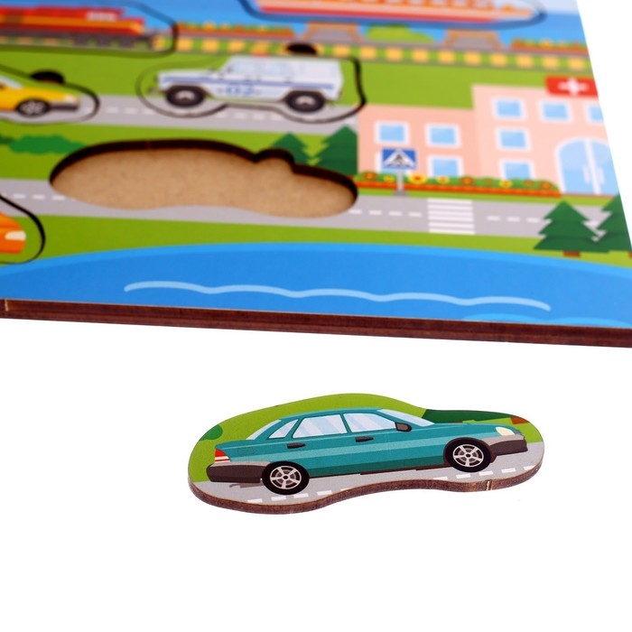 Головоломка с аппликациями &laquo;&lrm;Транспорт&raquo;&lrm;