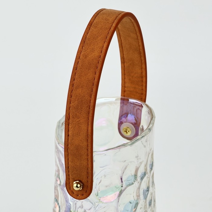 Ваза для цветов &laquo;Орион&raquo; из прозрачного стекла 15&times;13&times;8,5 см