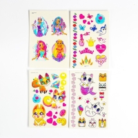 Детские переводки-татуировки на тело &laquo;Кошечка&raquo; набор 4 шт.