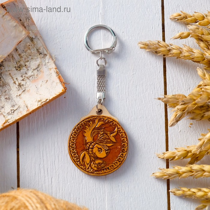 Набор брелоков &laquo;Гороскоп&raquo;, 12 шт, береста