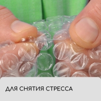 Плёнка воздушно-пузырковая, толщина 40 мкм, двухслойная, длина 50 м, ширина 1.5 м, Greengo Плёнка воздушно-пузырковая, толщина 40 мкм, двухслойная, длина 50 м, ширина 1.5 м, Greengo