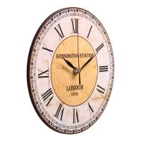 Часы настенные, интерьерные "Лондон", дискретный ход, d-23.5 см Часы настенные, интерьерные "Лондон", дискретный ход, d-23.5 см