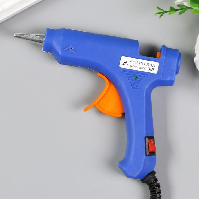 Клеевой пистолет 13,5х11 см питание: сетевой, диаметр стержня - 7 мм МИКС Клеевой пистолет 13,5х11 см питание: сетевой, диаметр стержня - 7 мм МИКС