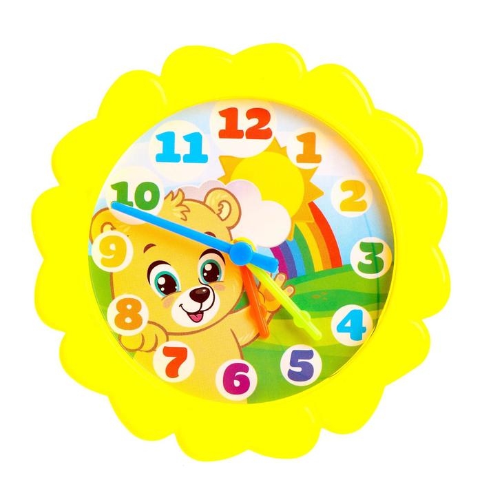 Часики игровые «Животные», учим время, считаем, МИКС Часики игровые «Животные», учим время, считаем, МИКС