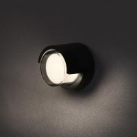 Светильник фасадный «Сити», FSD-049, 5 Вт, 4000К, круг, IP65, 220 В, пластик, черный Светильник фасадный «Сити», FSD-049, 5 Вт, 4000К, круг, IP65, 220 В, пластик, черный