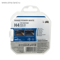 Лампа автомобильная Narva Range Power White, H4, 12 В, 60/55 Вт, набор 2 шт, 48680 Лампа автомобильная Narva Range Power White, H4, 12 В, 60/55 Вт, набор 2 шт, 48680