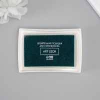 Штемпельная подушка "Зелёная" 7,7х5,2х1,8 см Штемпельная подушка "Зелёная" 7,7х5,2х1,8 см