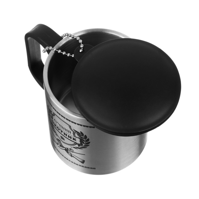 Термокружка, 180 мл, Туризм Термокружка, 180 мл, Туризм "Лучший охотник", сохраняет тепло 2 ч, 8.5 х 6.8 см