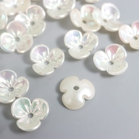 Бусины для творчества пластик "Шляпка для бусин" набор 25 шт жемчужный перламутр 1х1 см Бусины для творчества пластик "Шляпка для бусин" набор 25 шт жемчужный перламутр 1х1 см