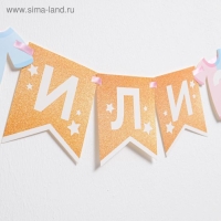 Гирлянда на ленте &laquo;Гендер пати&raquo;, мальчик или девочка, длина 220 см