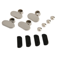 Зеркалодержатель (арт.2025), без сверления, цвет матовый никель Зеркалодержатель (арт.2025), без сверления, цвет матовый никель