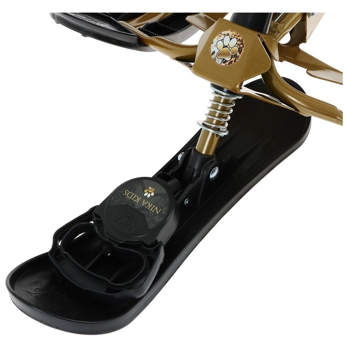 Снегокат &laquo;Ника кросс&raquo;, СНК/Л2, цвет золотой/чёрный