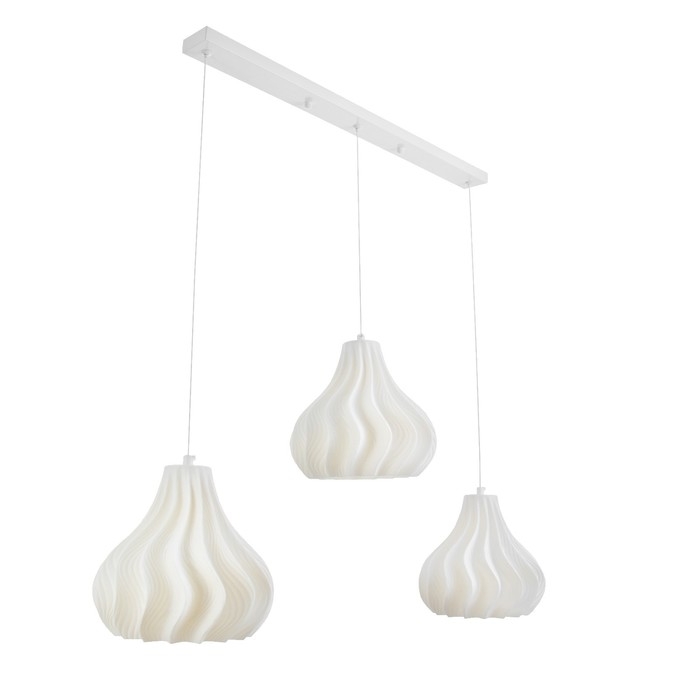 Подвес BayerLux "Саната" 3хЕ14 15Вт  белый 23х23х20-200см