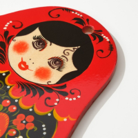 Доска разделочная &laquo;Матрёшка&raquo;, 20&times;26 см, хохлома