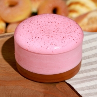 Муляж-антистресс "Хлопковый чизкейк" 10х10х6см, клубничный Муляж-антистресс "Хлопковый чизкейк" 10х10х6см, клубничный