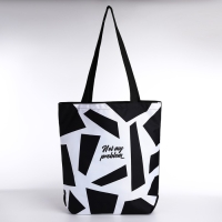 Шопер Не моя проблема, 40х12х38, цвет чёрный Шопер Не моя проблема, 40х12х38, цвет чёрный