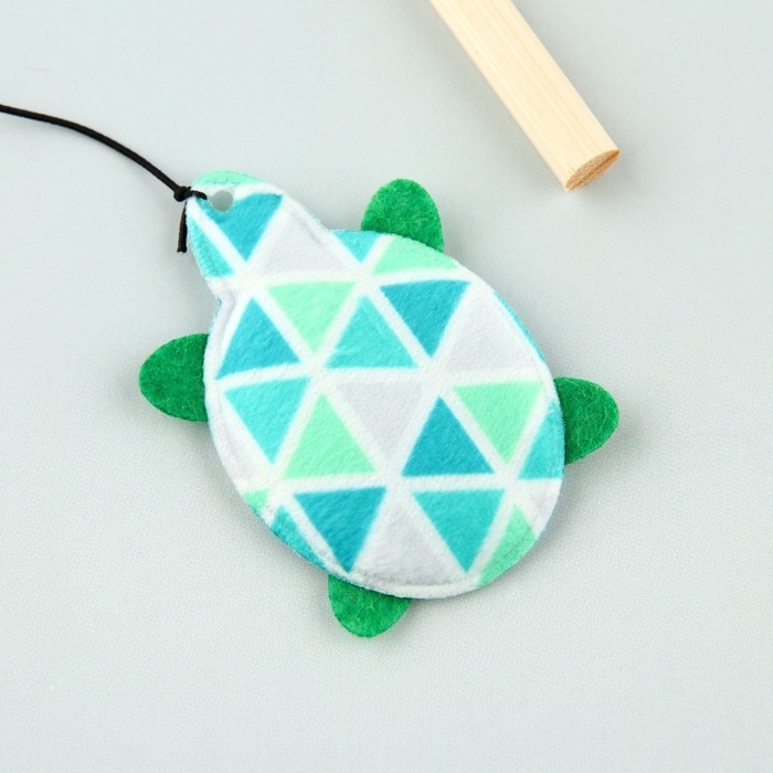 Дразнилка с игрушкой и шуршалкой &laquo;Черепаха&raquo;, 7 см