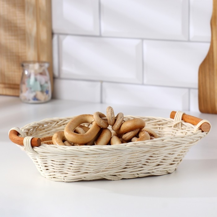 Корзина с ручками, 16&times;23&times;5 см, ротанг