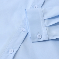 Рубашка для девочки MINAKU цвет светло-голубой, рост 134 см