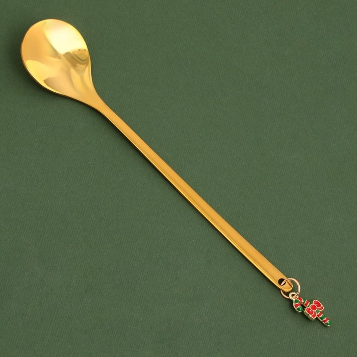 Новый год. Подарочный набор ложек с подвесами &laquo;Роскошного нового года&raquo;, 2 шт., 14.8 х 2.7 см