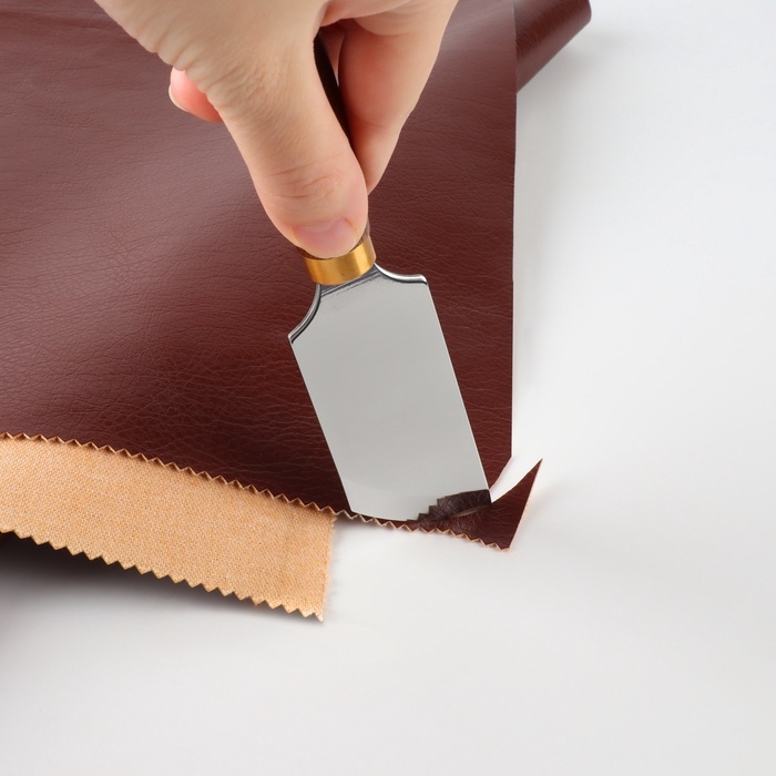 Шорный нож для работы с кожей Premium, скошенный, 18 &times; 3,5 см