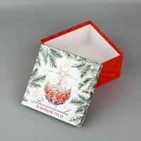 Набор подарочных коробок 3 в 1 &laquo;Счастья в Новом году&raquo;, 18 х 18 х 10 &ndash; 22 х 22 х 12 см, Новый год