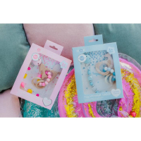 Подарочный набор: держатель для соски-пустышки и грызунок-прорезыватель &laquo;Малыш&raquo;