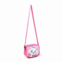 Сумка детская для девочки через плечо 19.5×14.5×7см, Коты аристократы Сумка детская для девочки через плечо 19.5×14.5×7см, Коты аристократы