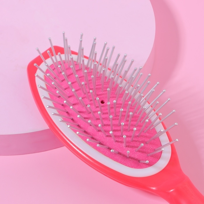 Расчёска массажная, 20 × 5 см, цвет МИКС Расчёска массажная, 20 × 5 см, цвет МИКС