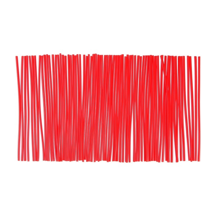 Декоративные накладки на спицы мотоцикла, 23&times;0,5 см, красный, набор 72 шт