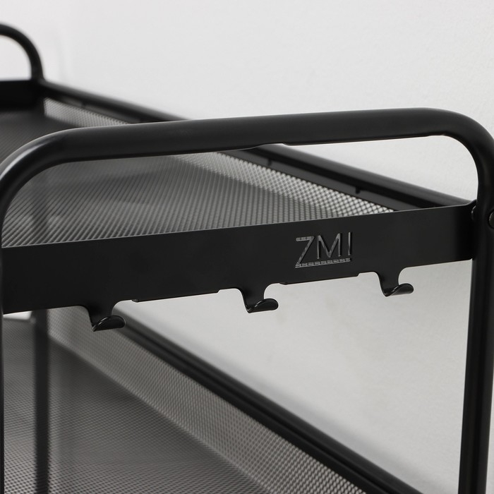 Подставка для обуви &laquo;Женева 25&raquo;, 5 ярусов, 65&times;27&times;106 см, цвет чёрный