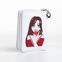 Кошелёк детский на молнии «Выбражулька», цвет белый Кошелёк детский на молнии «Выбражулька», цвет белый