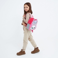 Рюкзак школьный текстильный &laquo;Котята&raquo;, с нашивками, 27х23&times;10 см