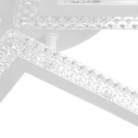 Люстра светодиодная дим. LOSANGA ДУ 3 реж. , 72Вт белый &Oslash;71.5х7.5см Ritter