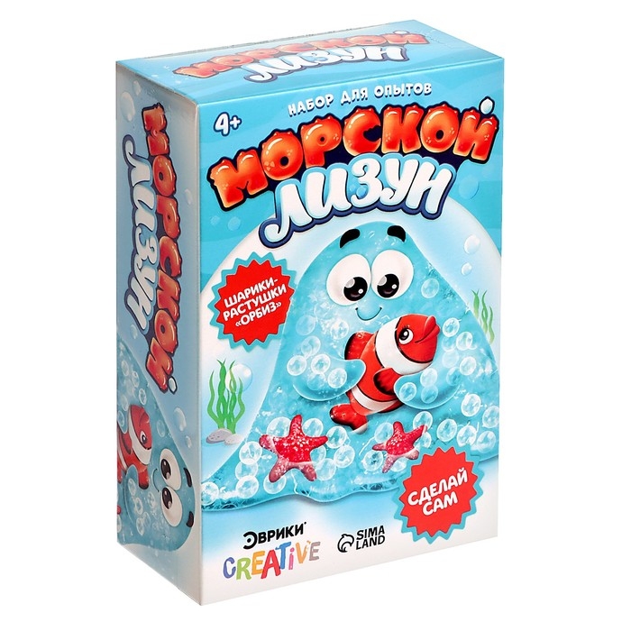 Опыты для детей &laquo;Морской лизун&raquo;