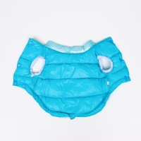 Куртка для собак двухсторонняя с утяжкой, размер 10 (ДС 25 см,ОГ 34 см,ОШ 24 см),голубая Куртка для собак двухсторонняя с утяжкой, размер 10 (ДС 25 см,ОГ 34 см,ОШ 24 см),голубая