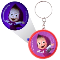 Проектор-брелок «Маша и Медведь», свет, цвет красный Проектор-брелок «Маша и Медведь», свет, цвет красный