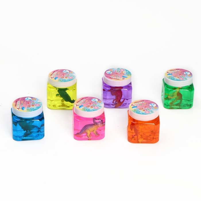 Лизун - слайм «Животные», твёрдый, с игрушкой внутри, цвета МИКС Лизун - слайм «Животные», твёрдый, с игрушкой внутри, цвета МИКС