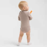 Боди-водолазка детская MINAKU, цвет коричневый, рост 68-74 см Боди-водолазка детская MINAKU, цвет коричневый, рост 68-74 см