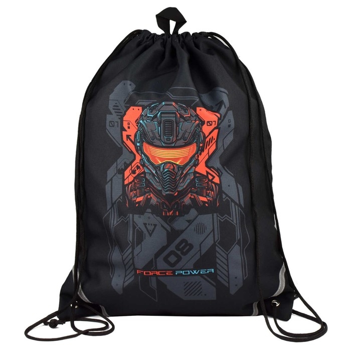 Мешок для обуви 480 х 360 мм, Феникс, сублимация, светоотражающая полоса, Мешок для обуви 480 х 360 мм, Феникс, сублимация, светоотражающая полоса, "Кибер"