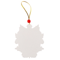 Ёлочная игрушка - подвеска деревянная &laquo;Новый год! Змея в снежинке&raquo;, символ года 2025