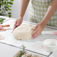 Армированный коврик для выпечки с разметкой Доляна, силикон, 60&times;40,5 см