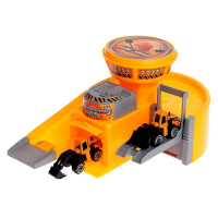 Парковка &laquo;Стройплощадка&raquo;, с 2 металлическими машинами