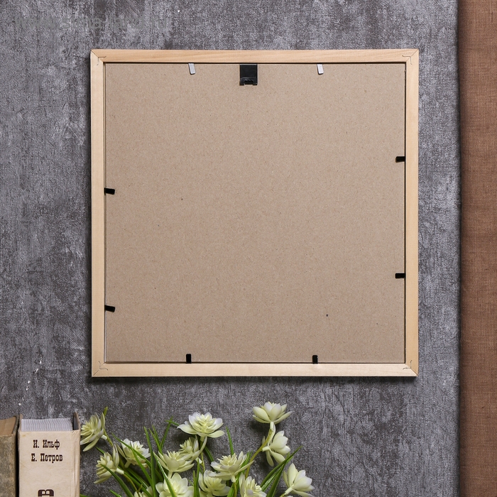 Фоторамка сосна с19 серебро 25х25 см (пластиковый экран) Фоторамка сосна с19 серебро 25х25 см (пластиковый экран)