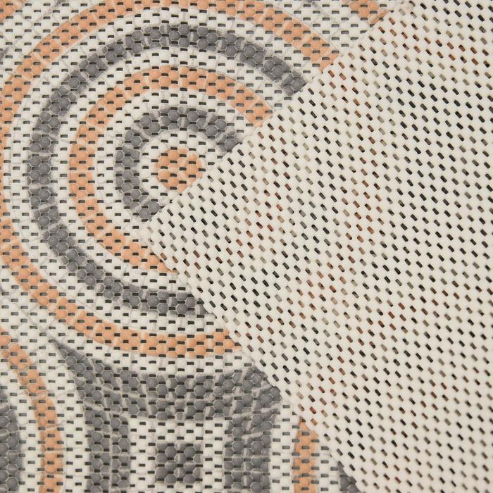 Набор ковриков для ванны и туалета Вилина «Круги», 2 шт: 50×52, 50×85 см Набор ковриков для ванны и туалета Вилина «Круги», 2 шт: 50×52, 50×85 см