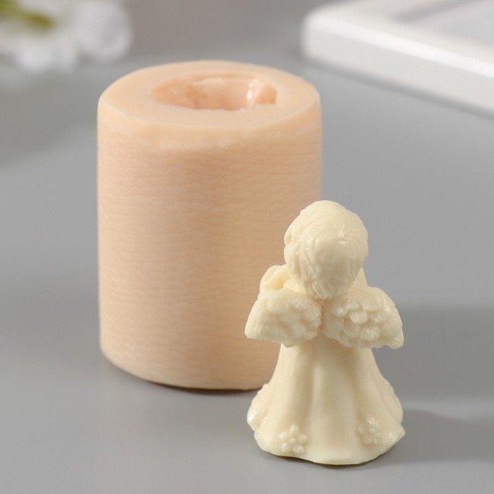 Молд силикон Молд силикон "Ангел с письмом" 5х2,9х2,5 см МИКС