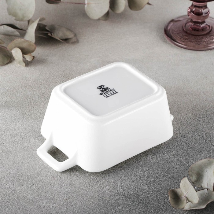 Форма для запекания фарфоровая Wilmax, 15&times;9,5 см, цвет белый