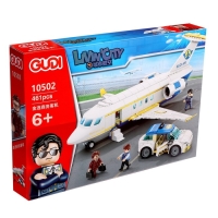 Конструктор Город &laquo;Частный самолёт&raquo;, 461 деталь